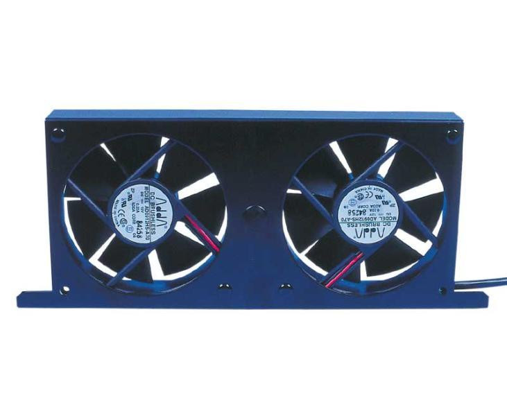 Ventilátor dvojitý chladničkový Tornado MCV/2 s ovládacím panelem průtok vzduchu 144 m³/h pro absorpční chladničky karavanů 305725