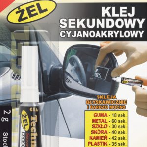 Lepidlo sekundové gelové TECHNICQLL 2g 721734 Lepidlo sekundové gelové TECHNICQLL 2g 721734
