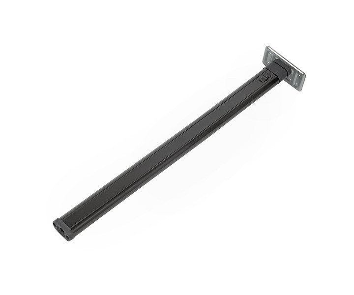 Noha stolu sklopná FAWO horní kloub délka 675 mm oválná antracitová metalíza 317722
