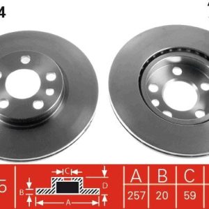 TR DF2754 Brzdový kotouč TRW – lakovaný TR DF2754 Brzdový kotouč TRW – lakovaný