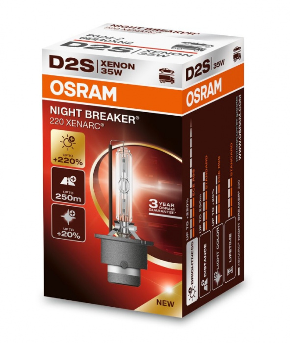 Výbojka OSRAM D2S Xenarc Night Breaker 220 (66240XN2)