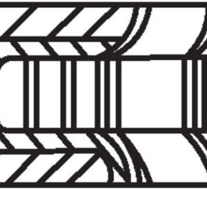 Sada pístních kroužků MAHLE ORIGINAL 028 22 N0 Sada pístních kroužků MAHLE ORIGINAL 028 22 N0