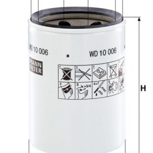 Olejový filtr MANN MF WD10006 Olejový filtr MANN MF WD10006