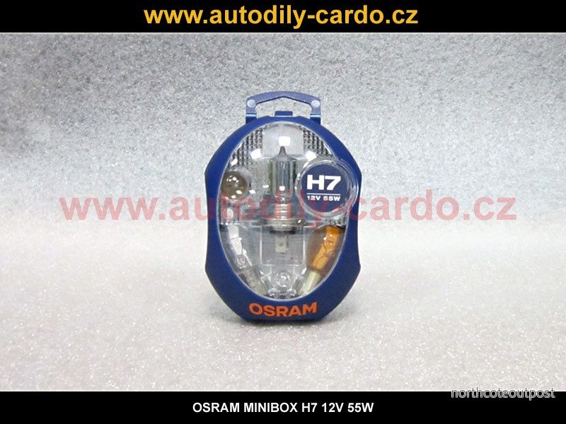 Sada autožárovek OSRAM H7 MINIBOX