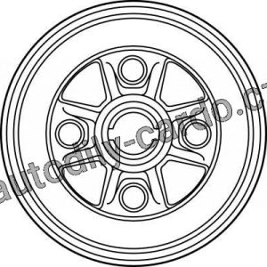 Brzdový buben TRW DB4181 – TOYOTA STARLET Brzdový buben TRW DB4181 – TOYOTA STARLET