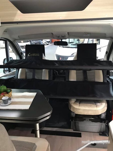 Lůžko kabinové jednolůžko pro VW T4 / T5 / T6 (174 × 55 cm, hliníkový rám) 308093