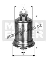 Palivový filtr MANN WK614/34 (MF WK614/34)