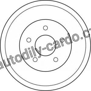 Brzdový buben TRW DB4309 – FORD Brzdový buben TRW DB4309 – FORD