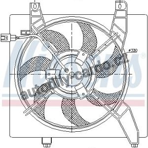 Ventilátor chladiče NISSENS 85364