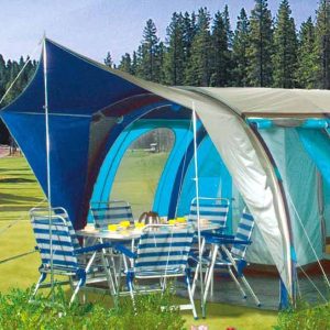 Střecha termální a sluneční clona sada pro předstan Tourmobil 6 XL Reimo Tent Technology včetně tří tyčí 313114 Střecha termální a sluneční clona sada pro předstan Tourmobil 6 XL Reimo Tent Technology včetně tří tyčí 313114