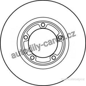 Brzdový kotouč TRW DF4076 – MITSUBISHI SPACE GEAR Brzdový kotouč TRW DF4076 – MITSUBISHI SPACE GEAR
