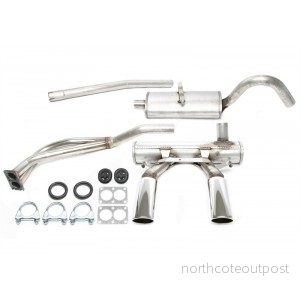 Duplexní nerezový výfuk 70x90mm Opel GT Kupé 02OP031-24D
