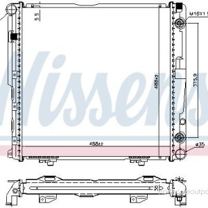 Chladič motoru NISSENS 62751A Chladič motoru NISSENS 62751A