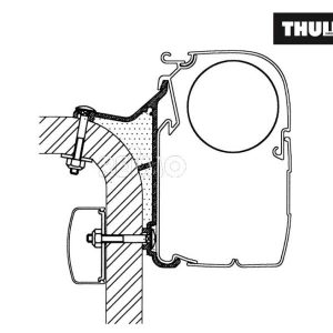 Adaptér Thule pro montáž markýzy na stěnu (Hymer C-Class / Exsis / C-Camp, 400 cm) 312570