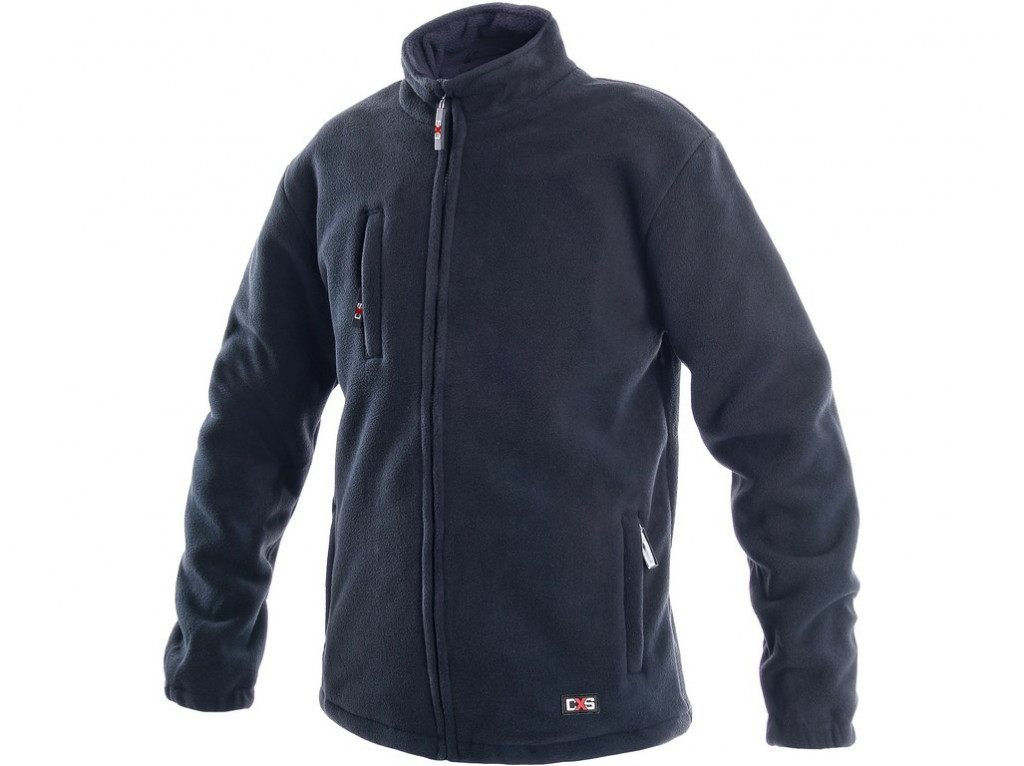 Bunda pánská fleece CXS-OTAWA, modrá, vel. L, CANIS 717319