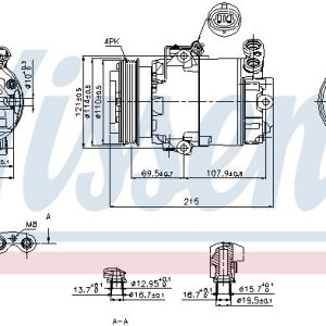 Kompresor klimatizace NISSENS 89333 Kompresor klimatizace NISSENS 89333