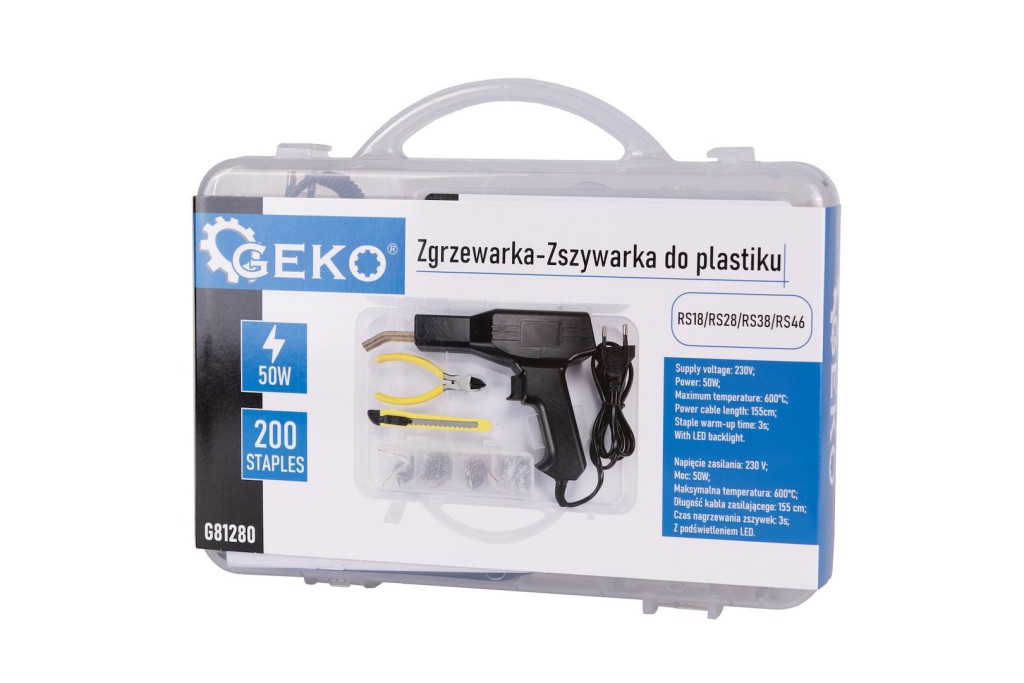 Sada pistole pájecí, kleště, nůž, 50W 747510