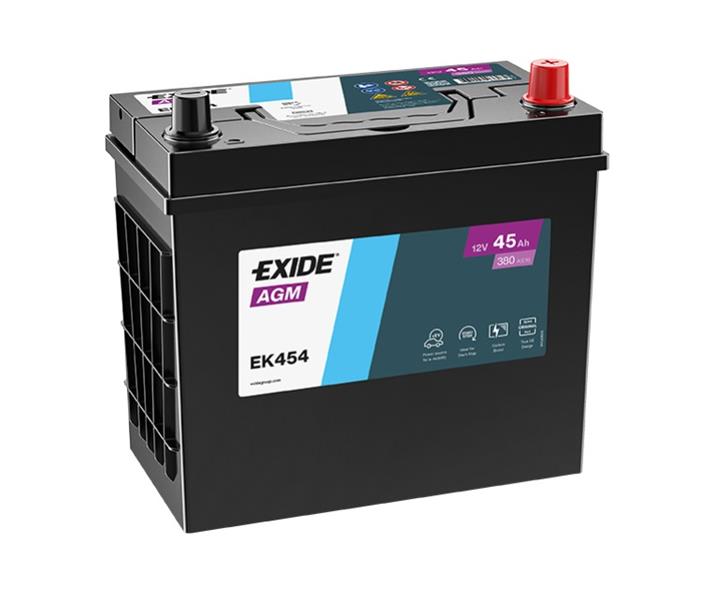 EX EK454 45Ah P,s.p.380,EXIDE AGM,12V,237x127x227 561361