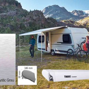 Markýza střešní kazetová Thule Omnistor 6300 4,25 m (bílá, tajemná šedá) 313456 Markýza střešní kazetová Thule Omnistor 6300 4,25 m (bílá, tajemná šedá) 313456