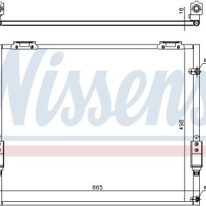 Chladič klimatizace NISSENS 941151