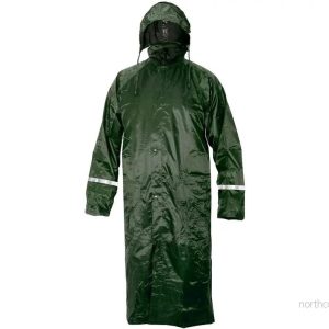 Plášť pogumovaný CXS-VENTO, dlouhý s kapucí, zelený, vel. 2XL, CANIS 646662