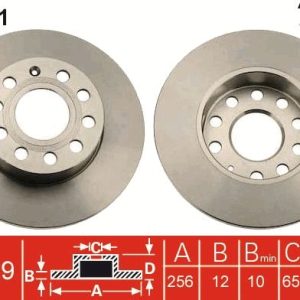 TR DF4271 Brzdový kotouč TRW – lakovaný TR DF4271 Brzdový kotouč TRW – lakovaný
