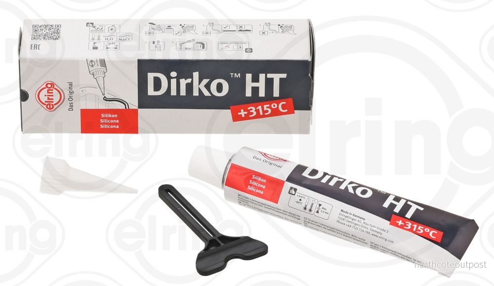 EL 006.553 Těsnící tmel Dirko černý 70ml ELRING 536149