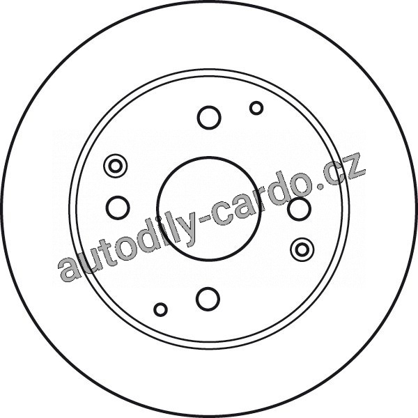 Brzdový kotouč TRW DF7249 – HONDA ACCORD COUPE 98- Brzdový kotouč TRW DF7249 – HONDA ACCORD COUPE 98-