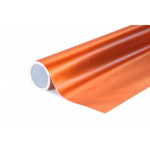 Matná broušená oranžová polepová fólie 152x200cm - interiér/exteriér BMP02-020