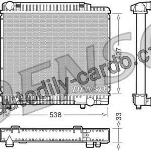 Chladič motoru DENSO (DE DRM17050) Chladič motoru DENSO (DE DRM17050)