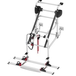 Nosič kol Fiamma Carry-Bike Lift 77 (manuální stahovací nosič pro 2 až 4 kola, nosnost 60 kg, stříbrný) 314001