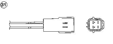 Lambda sonda NGK OZA517-K4 Lambda sonda NGK OZA517-K4