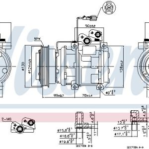 Kompresor klimatizace NISSENS 89166 Kompresor klimatizace NISSENS 89166