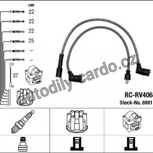 Sada kabelů pro zapalování NGK RC-RV406 Sada kabelů pro zapalování NGK RC-RV406