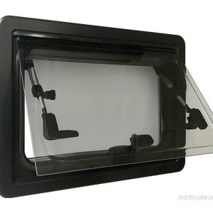 Izolační výklopné okno s plisé roletou a magnetickým uzávěrem, 1000 × 800 mm 304322 Izolační výklopné okno s plisé roletou a magnetickým uzávěrem, 1000 × 800 mm 304322