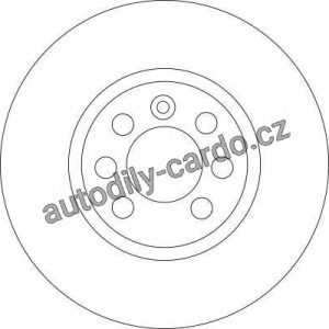 Brzdový kotouč TRW DF4426 – OPEL ASTRA H