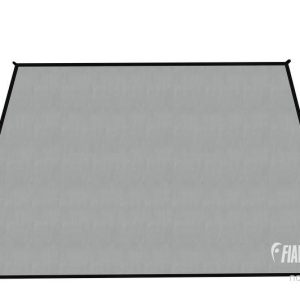 Koberec pro markýzu a předstan Fiamma Patio-Mat, rozměry 260 × 250 cm, polypropylenová prodyšná síťovina, oboustranný design, šedá barva 308495 Koberec pro markýzu a předstan Fiamma Patio-Mat, rozměry 260 × 250 cm, polypropylenová prodyšná síťovina, oboustranný design, šedá barva 308495