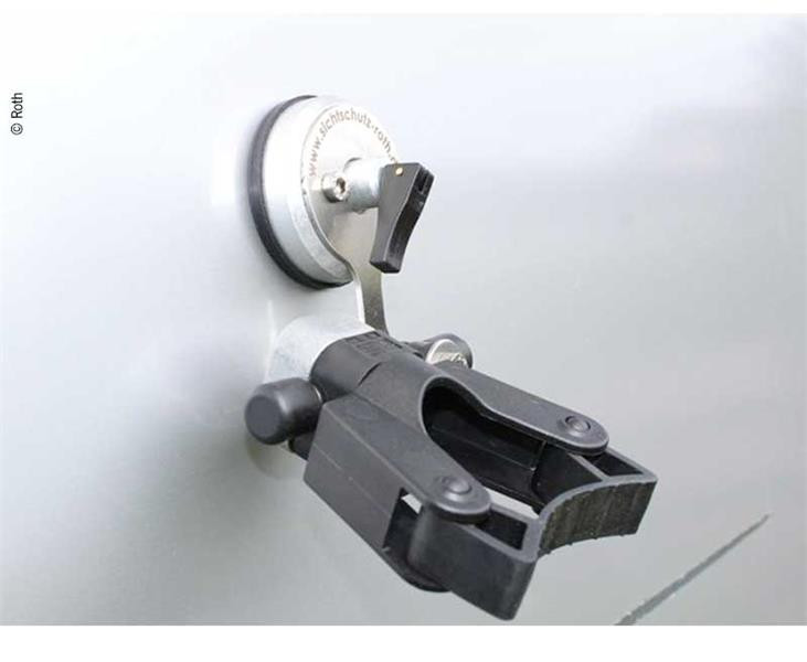 Držák sprchy mini multifix flexibilní s přísavkou na hladké povrchy pro koupelny v karavanech a obytných autech 310085