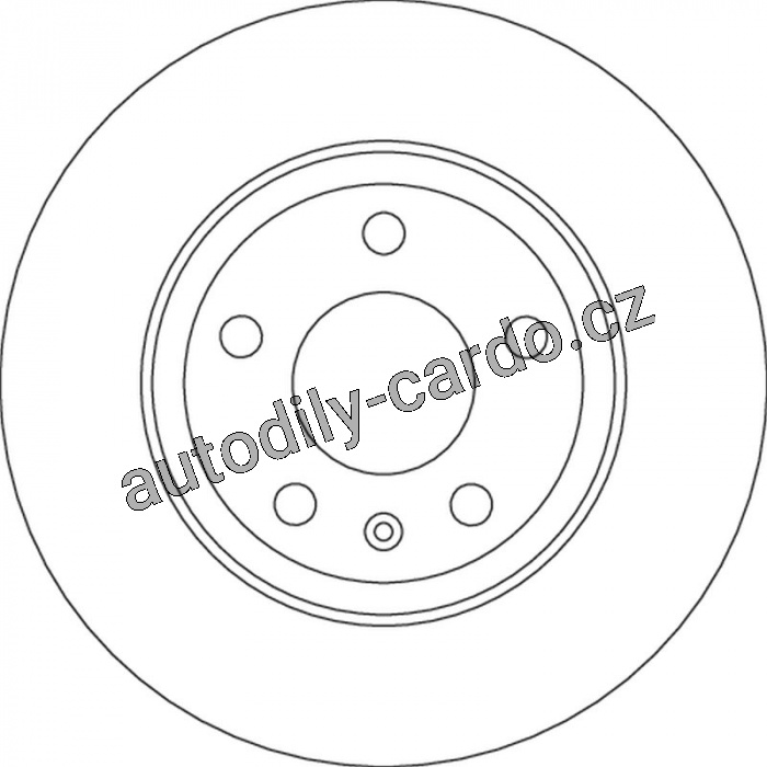 Brzdový kotouč TRW DF4756 – VW PASSAT 05- Brzdový kotouč TRW DF4756 – VW PASSAT 05-