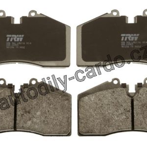 Sada brzdových destiček TRW GDB966 – PORSCHE 911