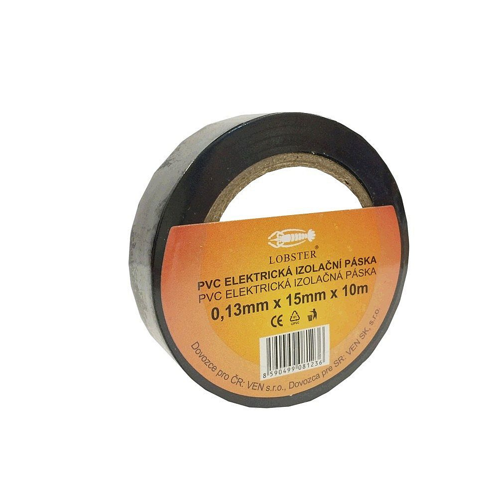 Páska izolační černá 15mm/10m 84337 Páska izolační černá 15mm/10m 84337