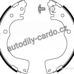 Sada brzdových čelistí TRW GS8435 – MAZDA Sada brzdových čelistí TRW GS8435 – MAZDA