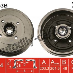 Brzdový buben TRW DB4363B – RENAULT, DACIA LOGAN Brzdový buben TRW DB4363B – RENAULT, DACIA LOGAN