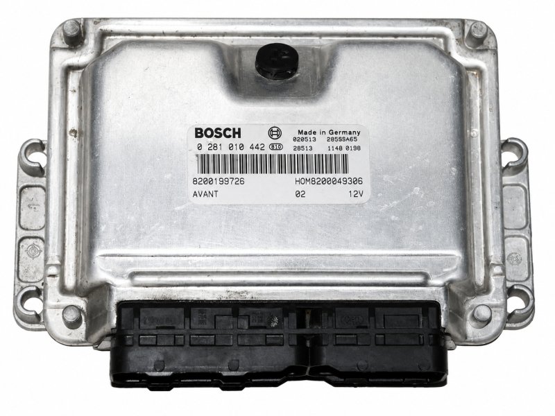 Řídící jednotka EDC15VM+ RENAULT HOM8200049306 8200199726 BOSCH 0281010442