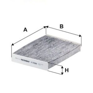 FI K1330A Kabinový filtr s aktivním uhlím FILTRON 591682 FI K1330A Kabinový filtr s aktivním uhlím FILTRON 591682