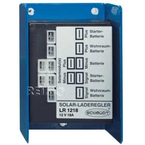 Regulátor solární nabíjecí Schaudt LR 1218 12 V / 220 W (pro 2 baterie, max. 18 A, PWM) 308218