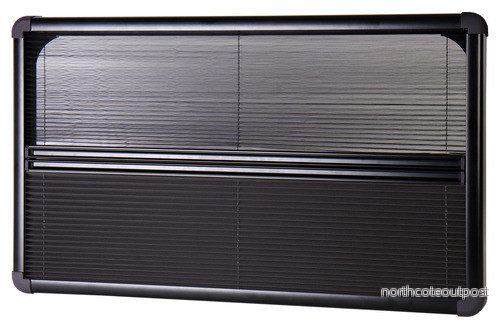 Systém zatemňovací Carbest pro okna RW Compact s moskytiérou, matně černý rám, 527 × 394 mm 313191