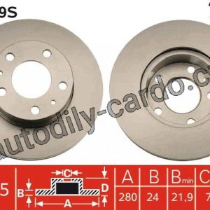 Brzdový kotouč TRW DF4769S – FIAT DUCATO 06- Brzdový kotouč TRW DF4769S – FIAT DUCATO 06-