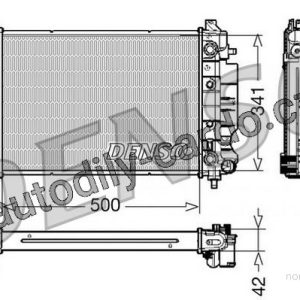 Chladič motoru DENSO (DE DRM25012) Chladič motoru DENSO (DE DRM25012)