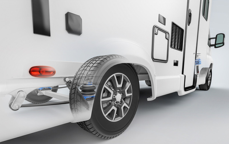 Přídavné vzduchové odpružení Mercedes Sprinter 4x4 (komfortní sada) 317442